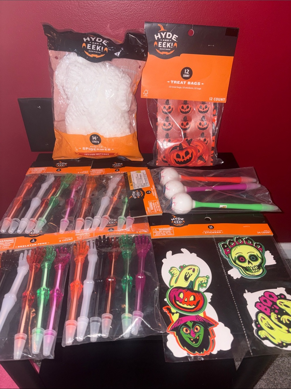 Halloween Party Favors- Hyde and seek